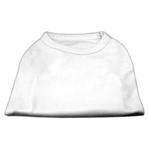 Blank Pet Shirts 10-Pack, White XS (Fits 0-3lbs)